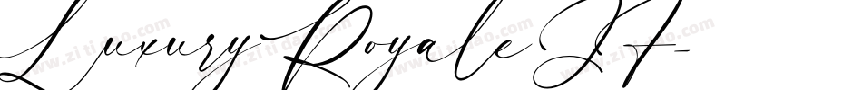 Luxury Royale JF字体转换
